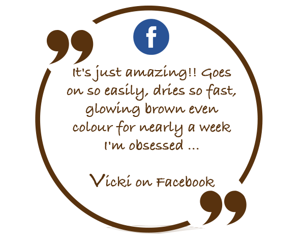 Wow Brown testimonial - Vicki on Facebook