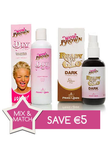 Wow Brown DIY and Ready to Glow twin packs